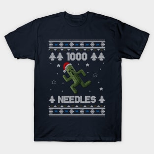 Final Fantasy Cactuar 1000 Needles Christmas T-Shirt